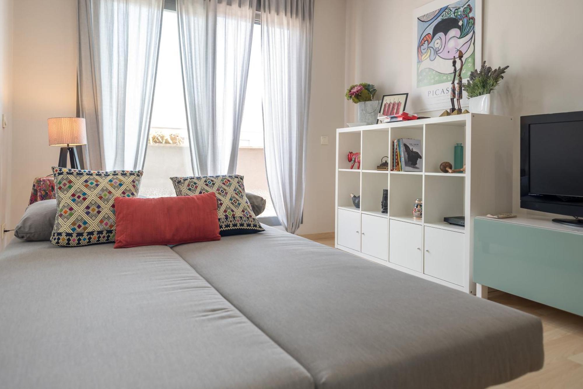 Apartamento Ático con terraza y vistas, parking gratuito Málaga Exterior foto